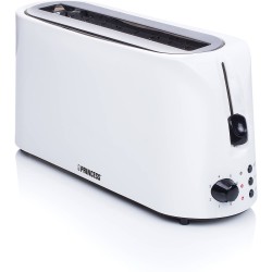 Long Slot Toaster Cool White