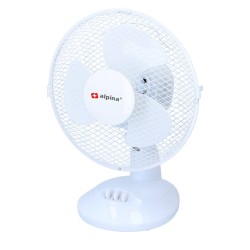 Alpina - Tafelventilator - Wit - ? 23 cm