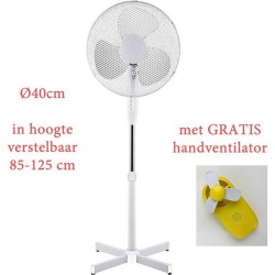 Astro® staande ventilator / statiefventilator wit Ø 40cm
