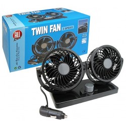 All Ride Dubbele ventilator met 2 snelheden (12 Volt)